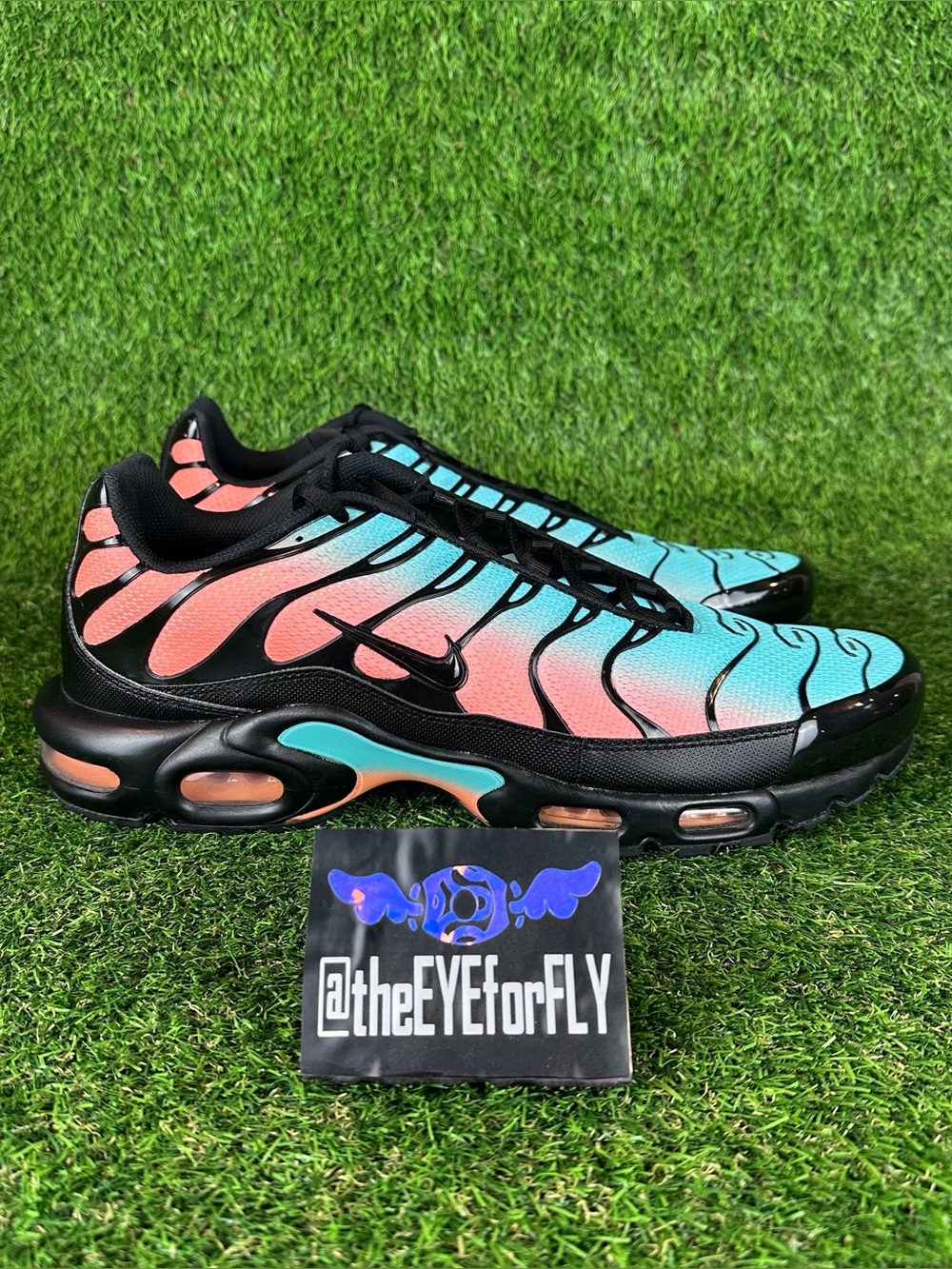 NEW Nike Air Max Plus Aurora Green Orange Pulse Black DM0032-022 Men’s Size 14
